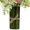 14" Pink & Green Hydrangea & Berry Floral Spring Bouquet